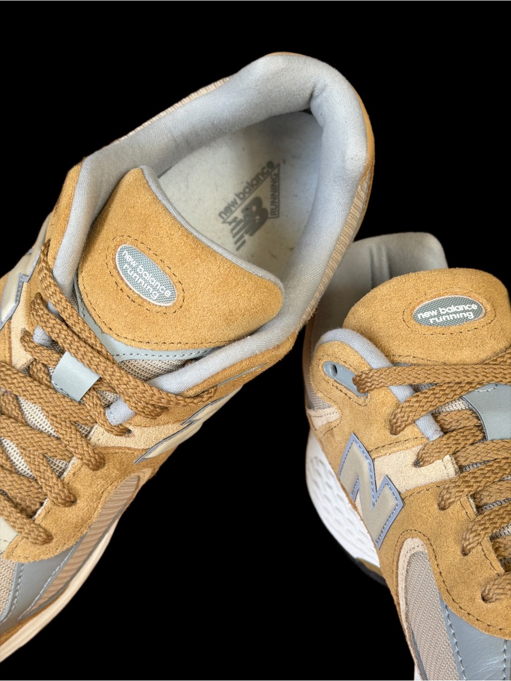 🔥New Balance 2002R Men's 11 Tan and Gray Suede Mesh Lifestyle sneakers - Picture 6 of 13